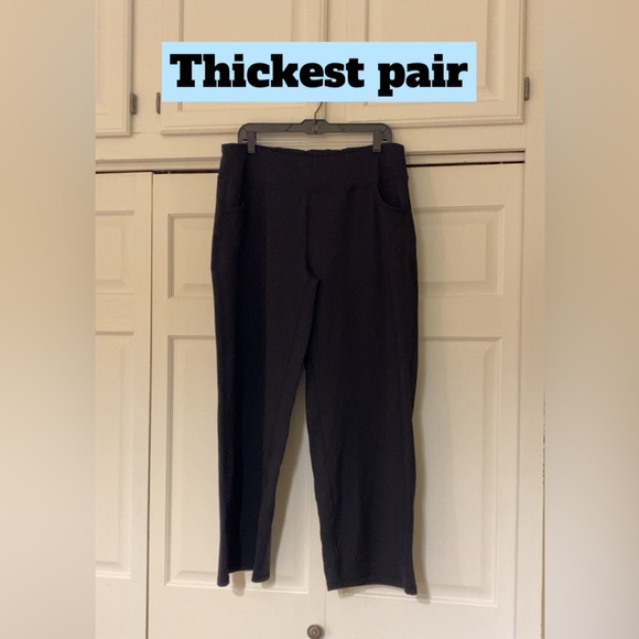 6 pairs of Leggings 3XL Black, Blue, Purple, and Gray - Picture 14 of 16